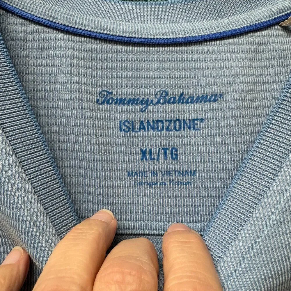 Tommy Bahama Short Sleeve Blue Casual Shirt Size XL